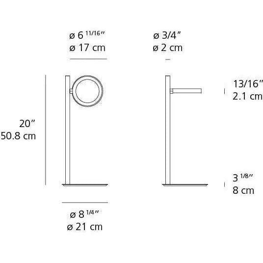 Artemide - Ipparco Table Lamp - 1607018A | Montreal Lighting & Hardware