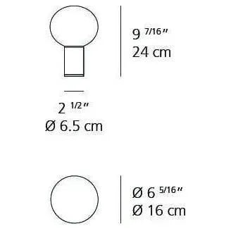 Artemide - Laguna Table Lamp - 1800148A | Montreal Lighting & Hardware