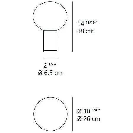 Artemide - Laguna Table Lamp - 1805148A | Montreal Lighting & Hardware