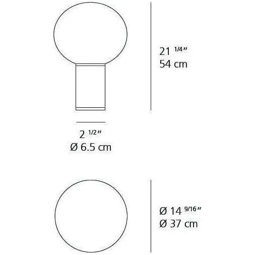 Artemide - Laguna Table Lamp - 1805148A | Montreal Lighting & Hardware