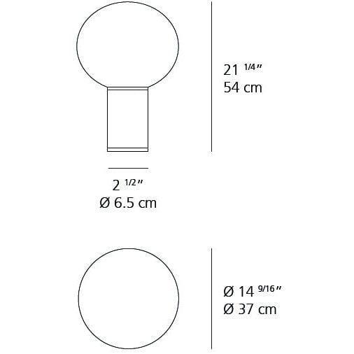 Artemide - Laguna Table Lamp - 1805148A | Montreal Lighting & Hardware