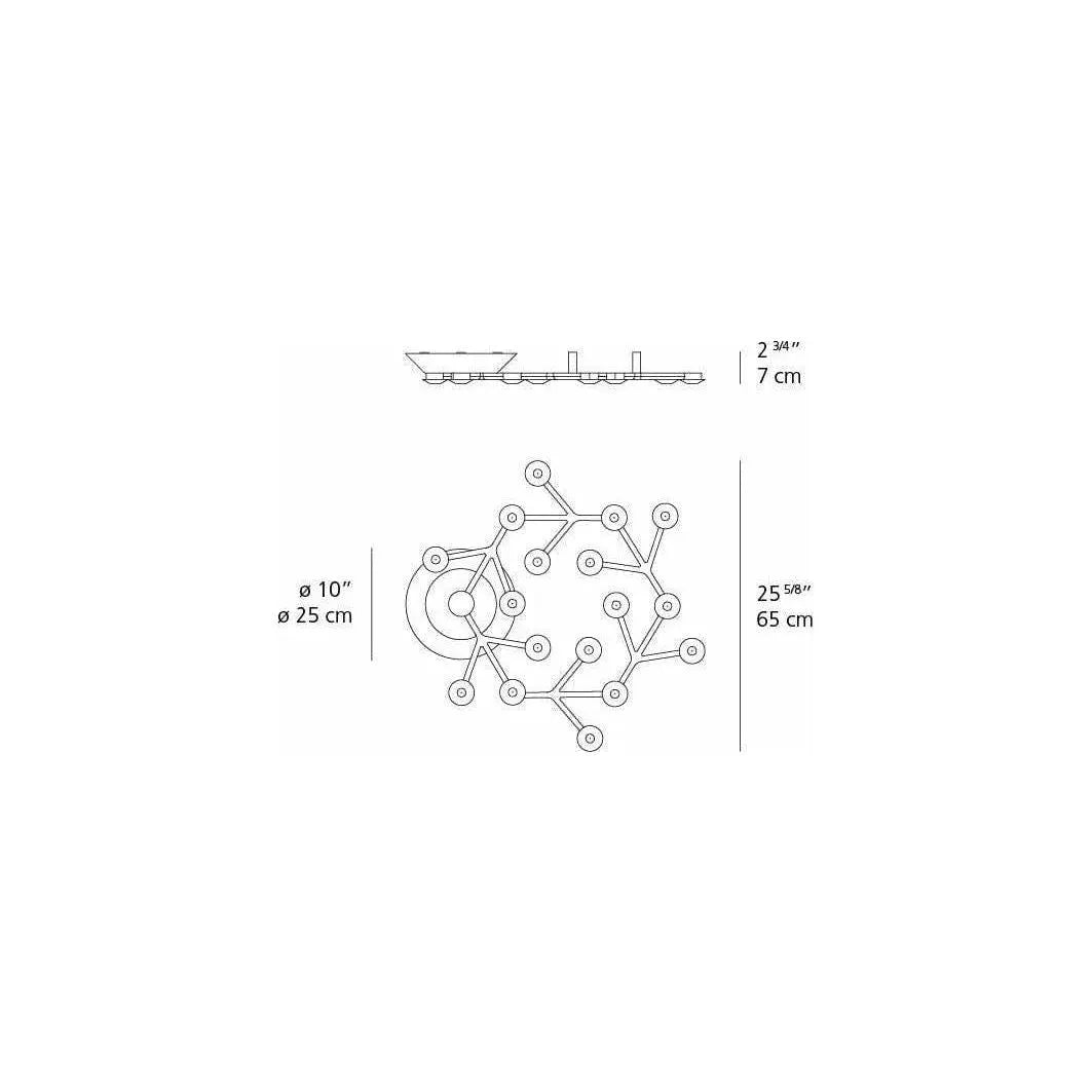 Artemide - LED Net Circle Ceiling Light - 1594058A | Montreal Lighting & Hardware