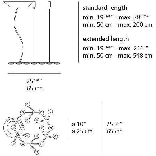 Artemide - LED Net Circle Suspension - 1575058A | Montreal Lighting & Hardware
