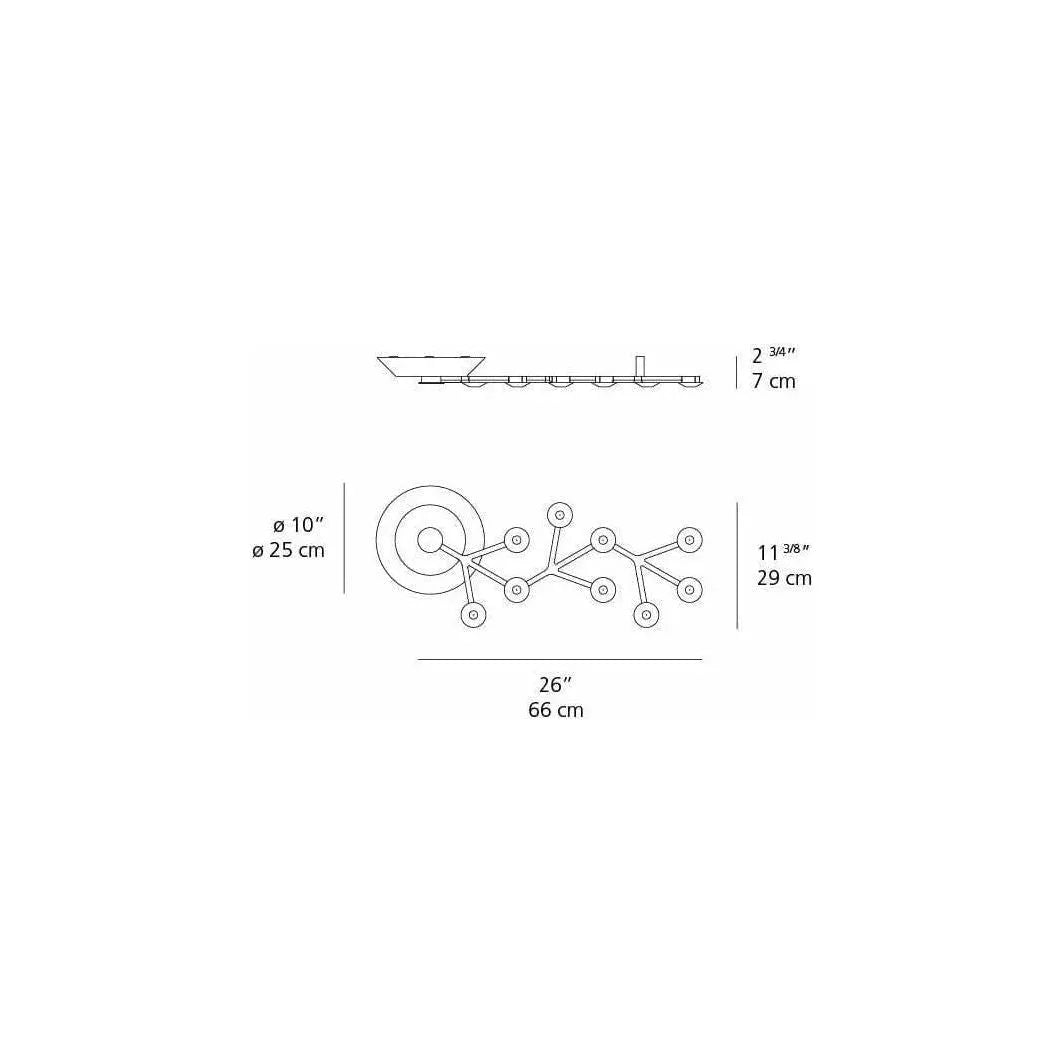 Artemide - LED Net Line Ceiling Light - 1590058A | Montreal Lighting & Hardware