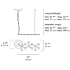 Artemide - LED Net Line Suspension - 1589058A | Montreal Lighting & Hardware