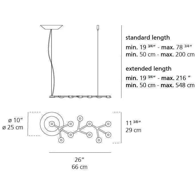 Artemide - LED Net Line Suspension - 1589058A | Montreal Lighting & Hardware