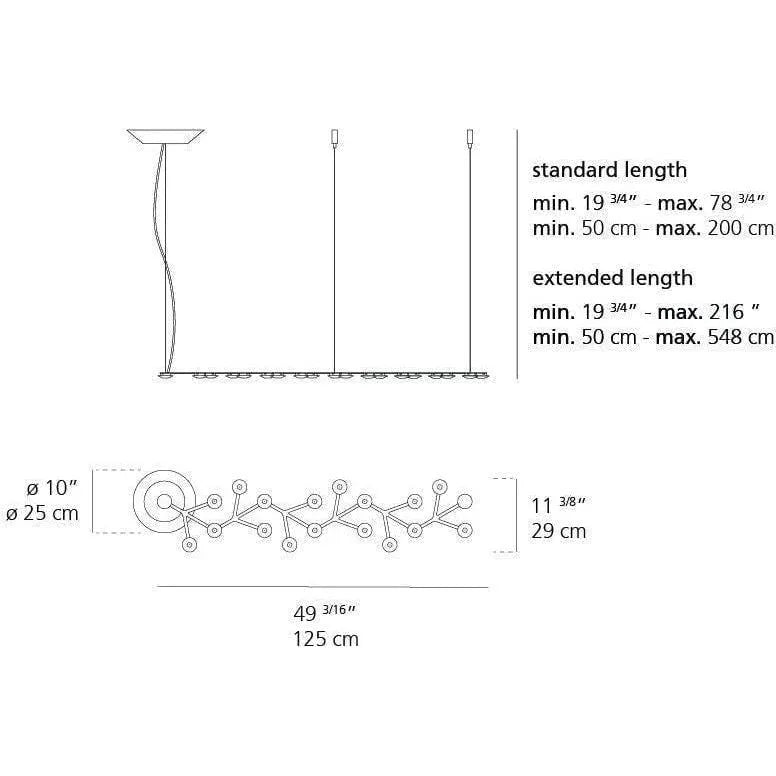 Artemide - LED Net Line Suspension - 1589058A | Montreal Lighting & Hardware