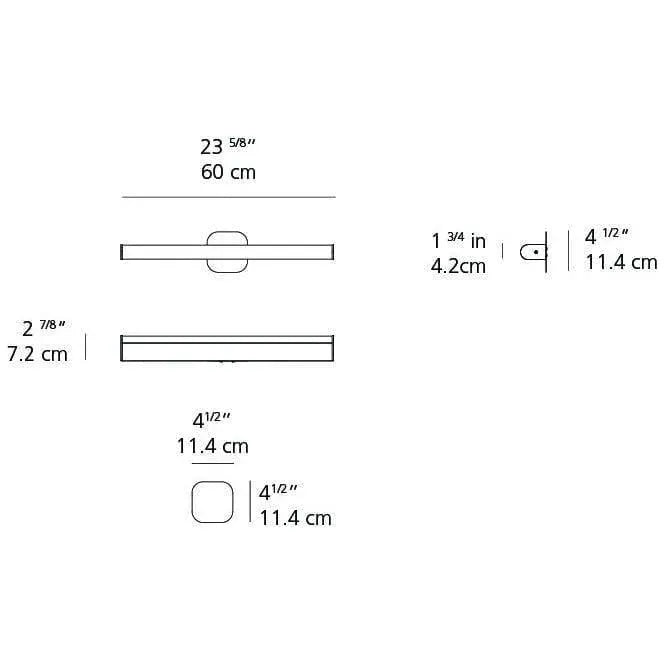 Artemide - Ledbar Round Canopy Wall Light - RDLB2R93006A | Montreal Lighting & Hardware