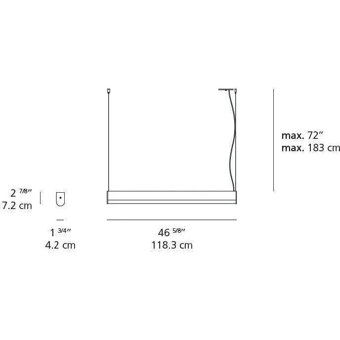 Artemide - Ledbar Round Linear Pendant - RDLBC4RB93006A | Montreal Lighting & Hardware