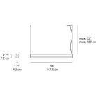 Artemide - Ledbar Square Linear Pendant - RDLBC4SD93006A | Montreal Lighting & Hardware