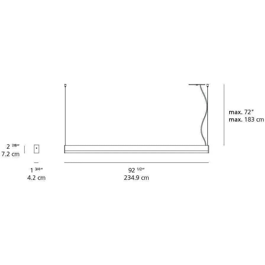 Artemide - Ledbar Square Linear Pendant - RDLBC4SD93006A | Montreal Lighting & Hardware