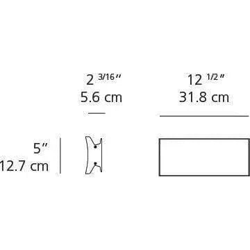Artemide - Lineacurve Dual Wall Light - RDLC1B93006AN | Montreal Lighting & Hardware