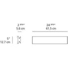 Artemide - Lineacurve Dual Wall Light - RDLC1B93006AN | Montreal Lighting & Hardware