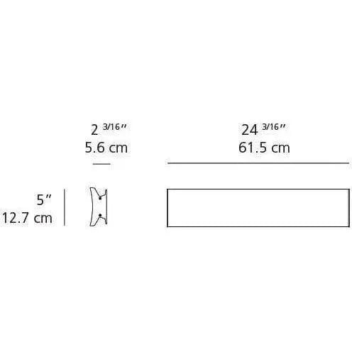 Artemide - Lineacurve Dual Wall Light - RDLC1B93006AN | Montreal Lighting & Hardware