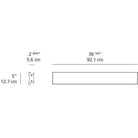 Artemide - Lineacurve Dual Wall Light - RDLC1B93006AN | Montreal Lighting & Hardware