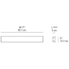 Artemide - Lineaflat Dual Wall Light - RDLF1B93006AN | Montreal Lighting & Hardware