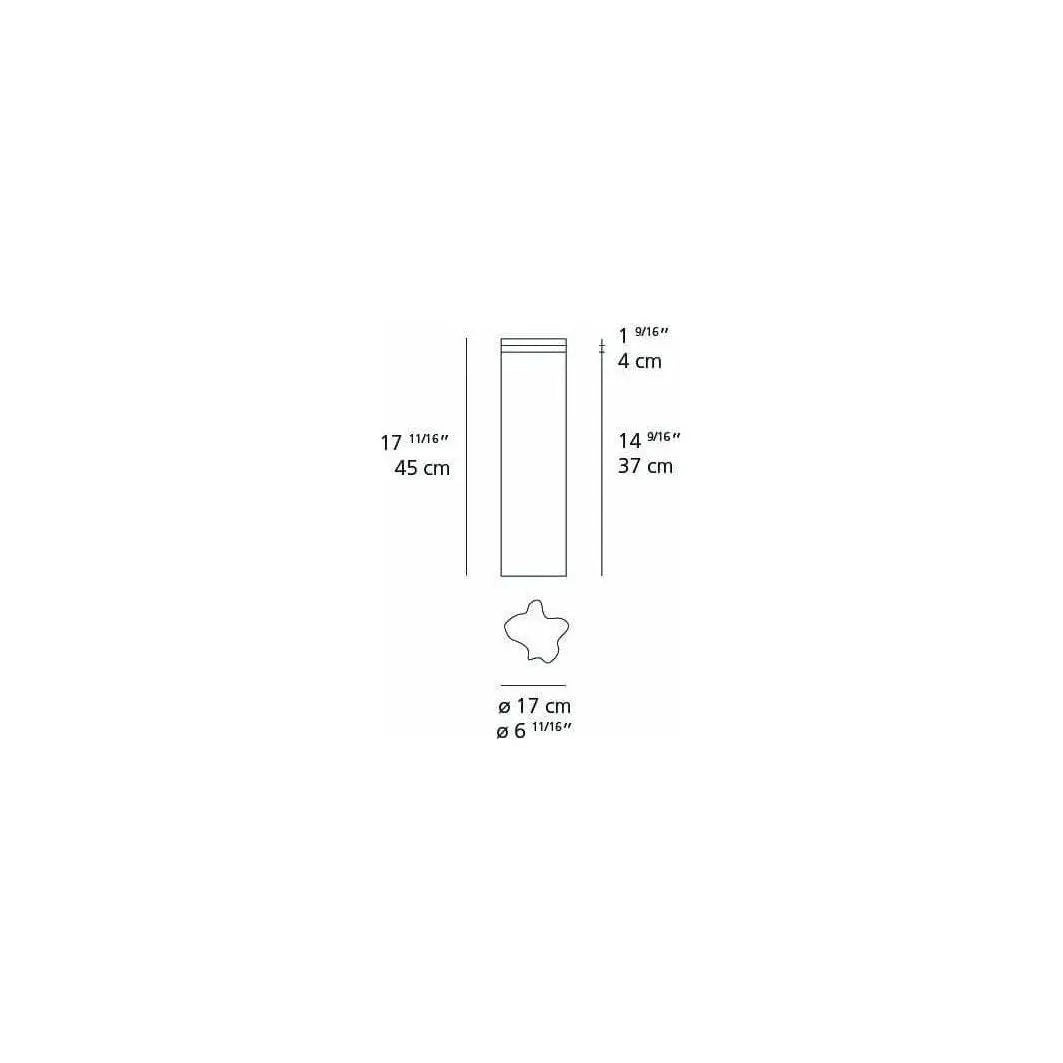 Artemide - Logico Garden Bollard - T416800W08 | Montreal Lighting & Hardware