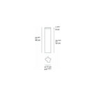 Artemide - Logico Garden Bollard - T416800W08 | Montreal Lighting & Hardware