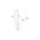 Artemide - Logico Garden Triple Bollard - T416700W08 | Montreal Lighting & Hardware