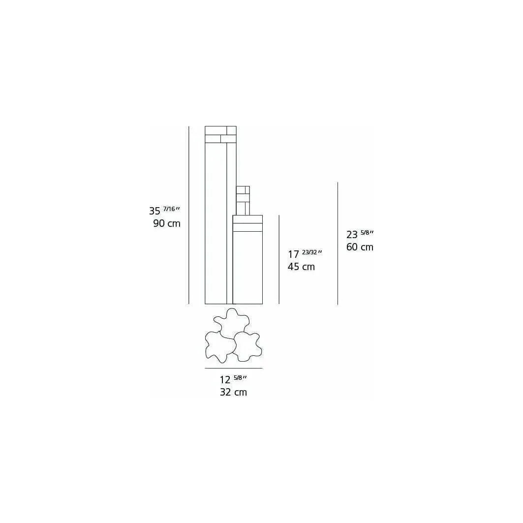 Artemide - Logico Garden Triple Bollard - T416700W08 | Montreal Lighting & Hardware