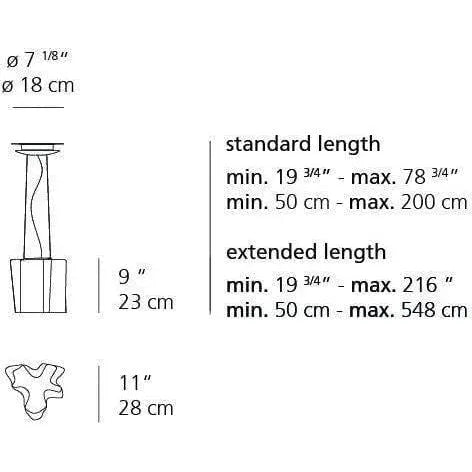 Artemide - Logico Single Suspension - 0696018A | Montreal Lighting & Hardware