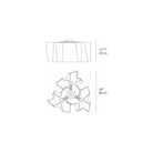 Artemide - Logico Triple Nested Ceiling Light - 0645028A | Montreal Lighting & Hardware