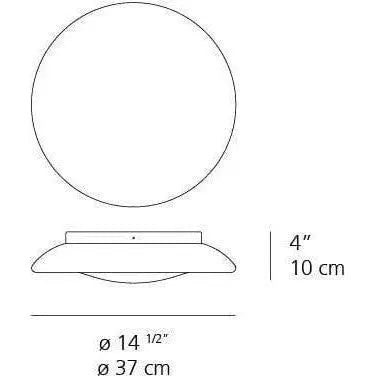Artemide - Lunex LED Wall/Ceiling Light - RD502410 | Montreal Lighting & Hardware