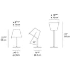 Artemide - Melampo Table Lamp - 0710028A | Montreal Lighting & Hardware