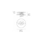 Artemide - Mercury Ceiling Light - 1366W18A | Montreal Lighting & Hardware