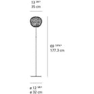 Artemide - Meteorite Floor Lamp - 1706015A | Montreal Lighting & Hardware