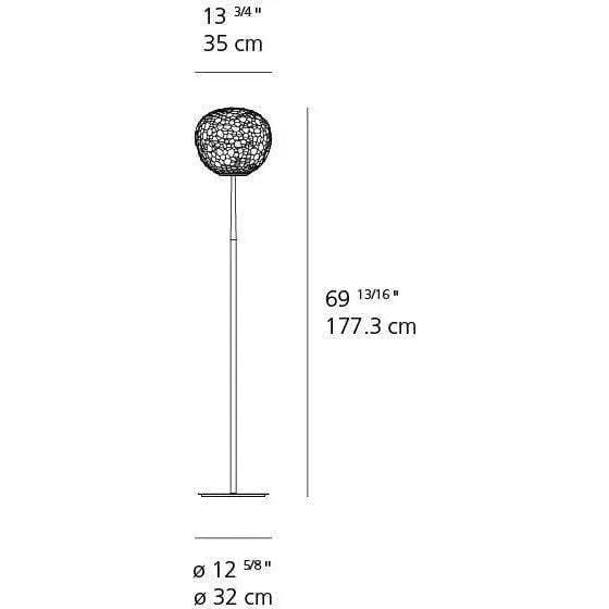 Artemide - Meteorite Floor Lamp - 1706015A | Montreal Lighting & Hardware