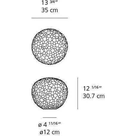Artemide - Meteorite Table Lamp - 1700018A | Montreal Lighting & Hardware
