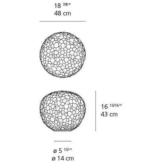Artemide - Meteorite Table Lamp - 1700018A | Montreal Lighting & Hardware