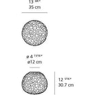Artemide - Meteorite Wall/Ceiling Light - 1701018A | Montreal Lighting & Hardware