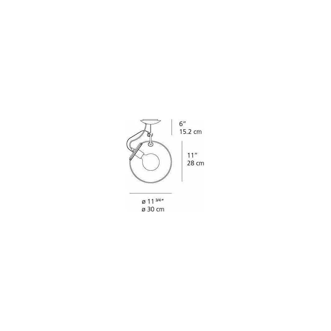 Artemide - Miconos Ceiling Light - A022808 | Montreal Lighting & Hardware