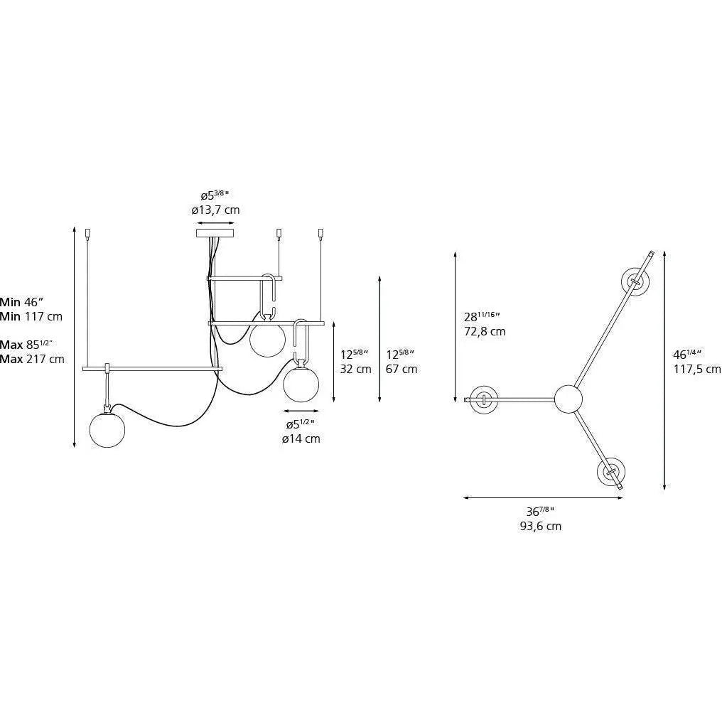 Artemide - NH S3 Suspension - 1276018A | Montreal Lighting & Hardware