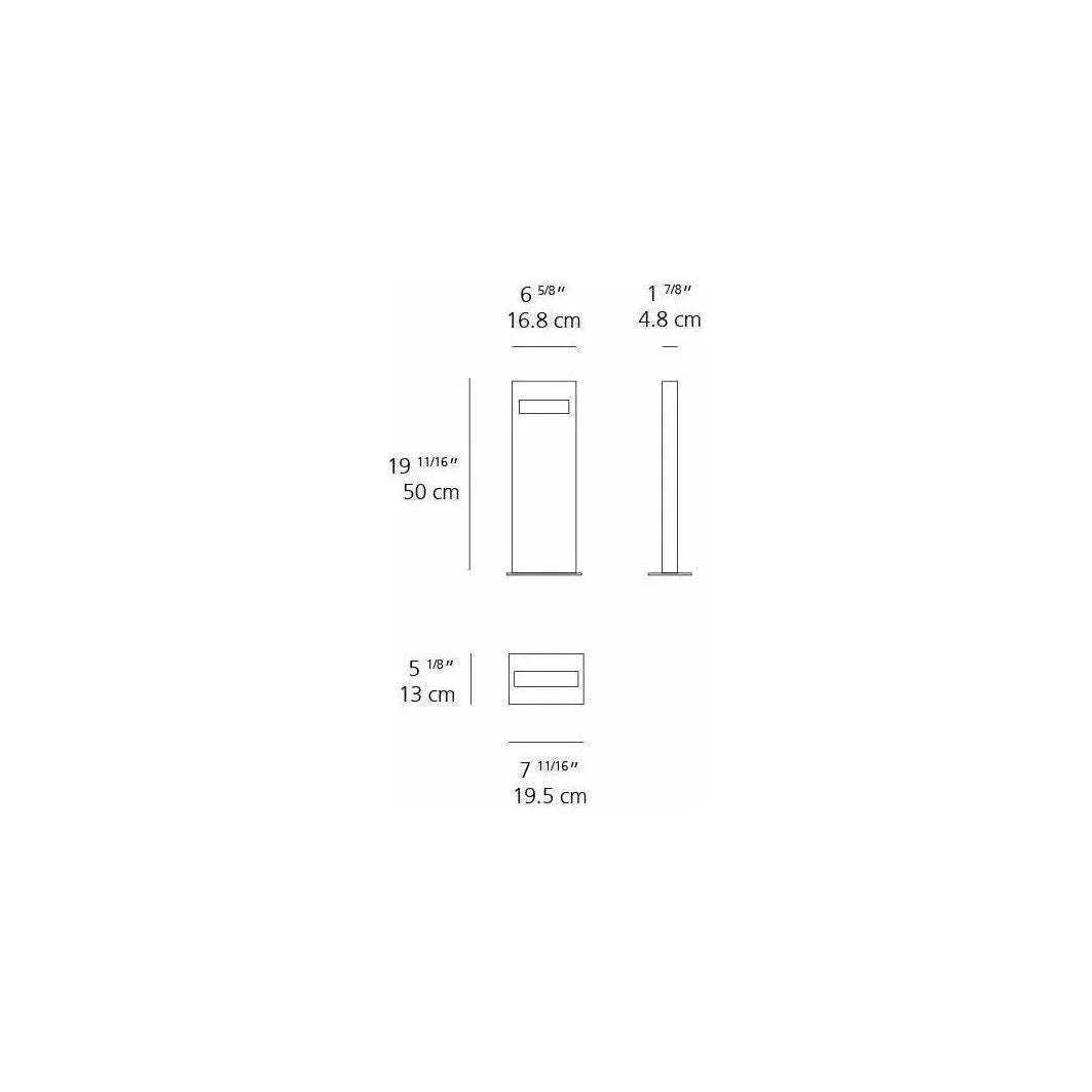 Artemide - Nuda Outdoor Bollard - T083608 | Montreal Lighting & Hardware