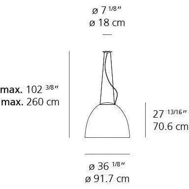 Artemide - Nur 1618 Acoustic LED Suspension - A243708 | Montreal Lighting & Hardware