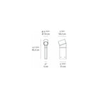Artemide - Oblique Bollard - T086208 | Montreal Lighting & Hardware