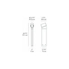 Artemide - Oblique Bollard - T086208 | Montreal Lighting & Hardware
