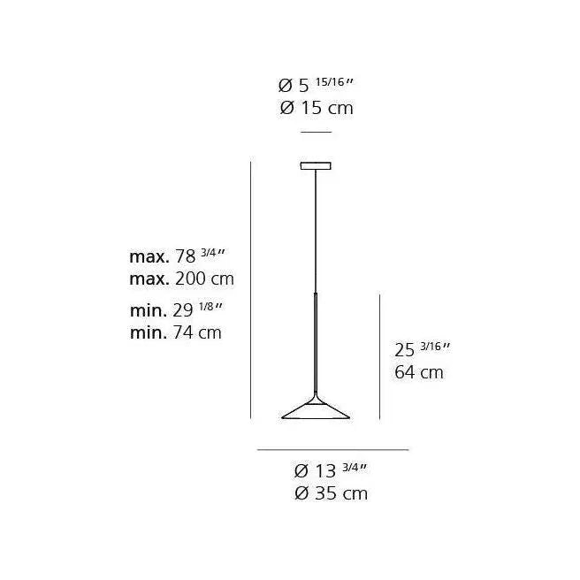 Artemide - Orsa Pendant - 0351038A | Montreal Lighting & Hardware
