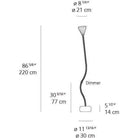 Artemide - Pipe Floor Lamp - 0670W15A | Montreal Lighting & Hardware