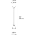Artemide - Pipe Pendant - 0672W18A | Montreal Lighting & Hardware
