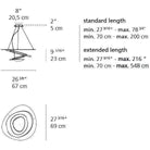 Artemide - Pirce Suspension - 1256118A | Montreal Lighting & Hardware
