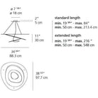 Artemide - Pirce Suspension - 1256118A | Montreal Lighting & Hardware