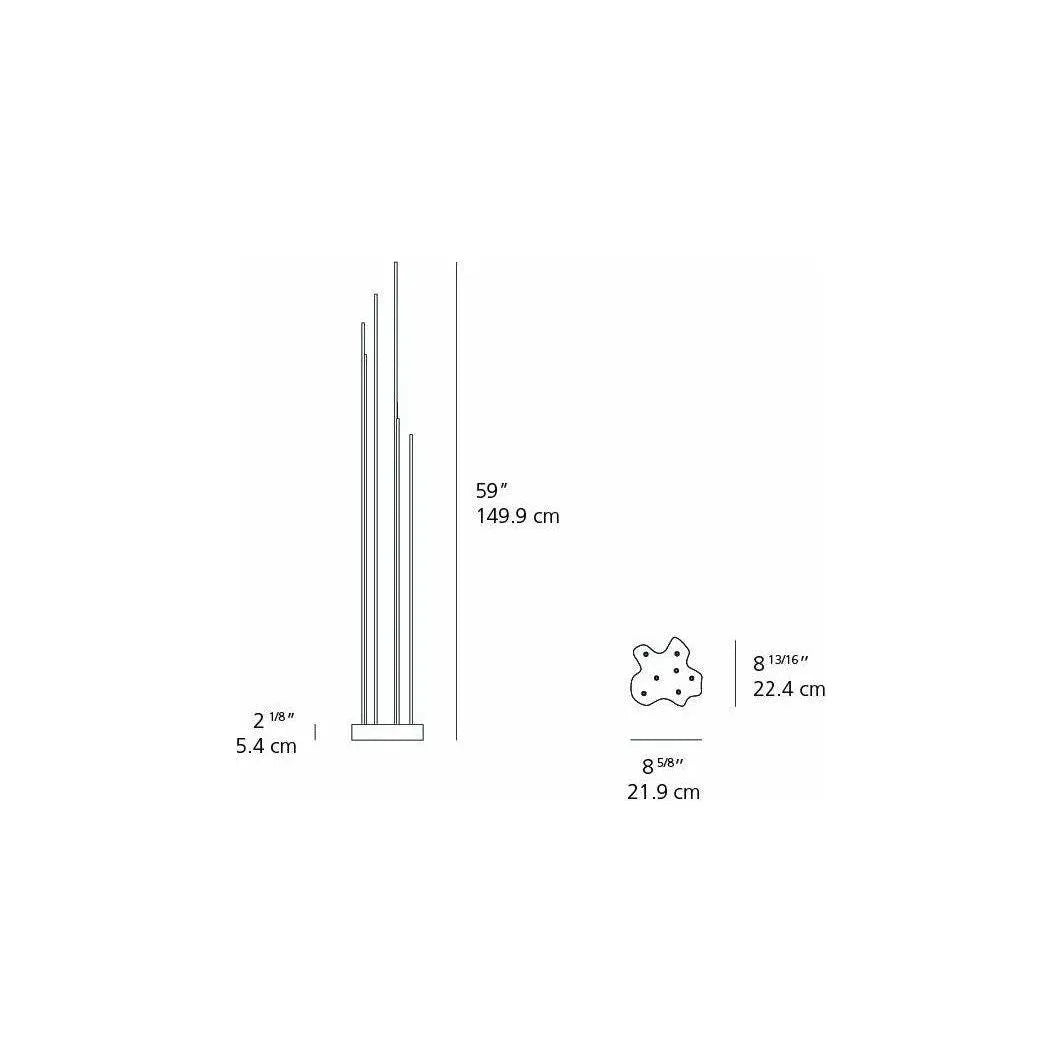Artemide - Reeds Outdoor Single Floor Light - T087408 | Montreal Lighting & Hardware