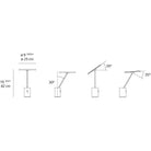 Artemide - Sisifo Table Lamp - 1732020A | Montreal Lighting & Hardware
