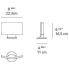 Artemide - Surf Micro Wall Sconce - 1646018ADIMTV | Montreal Lighting & Hardware