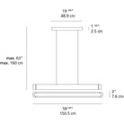 Artemide - Talo LED Suspension - 1922128A | Montreal Lighting & Hardware
