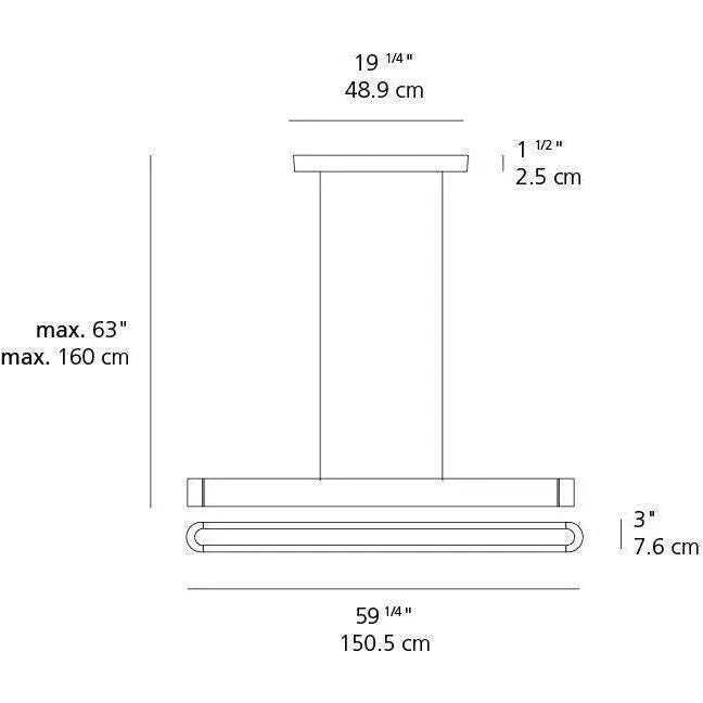 Artemide - Talo LED Suspension - 1922128A | Montreal Lighting & Hardware